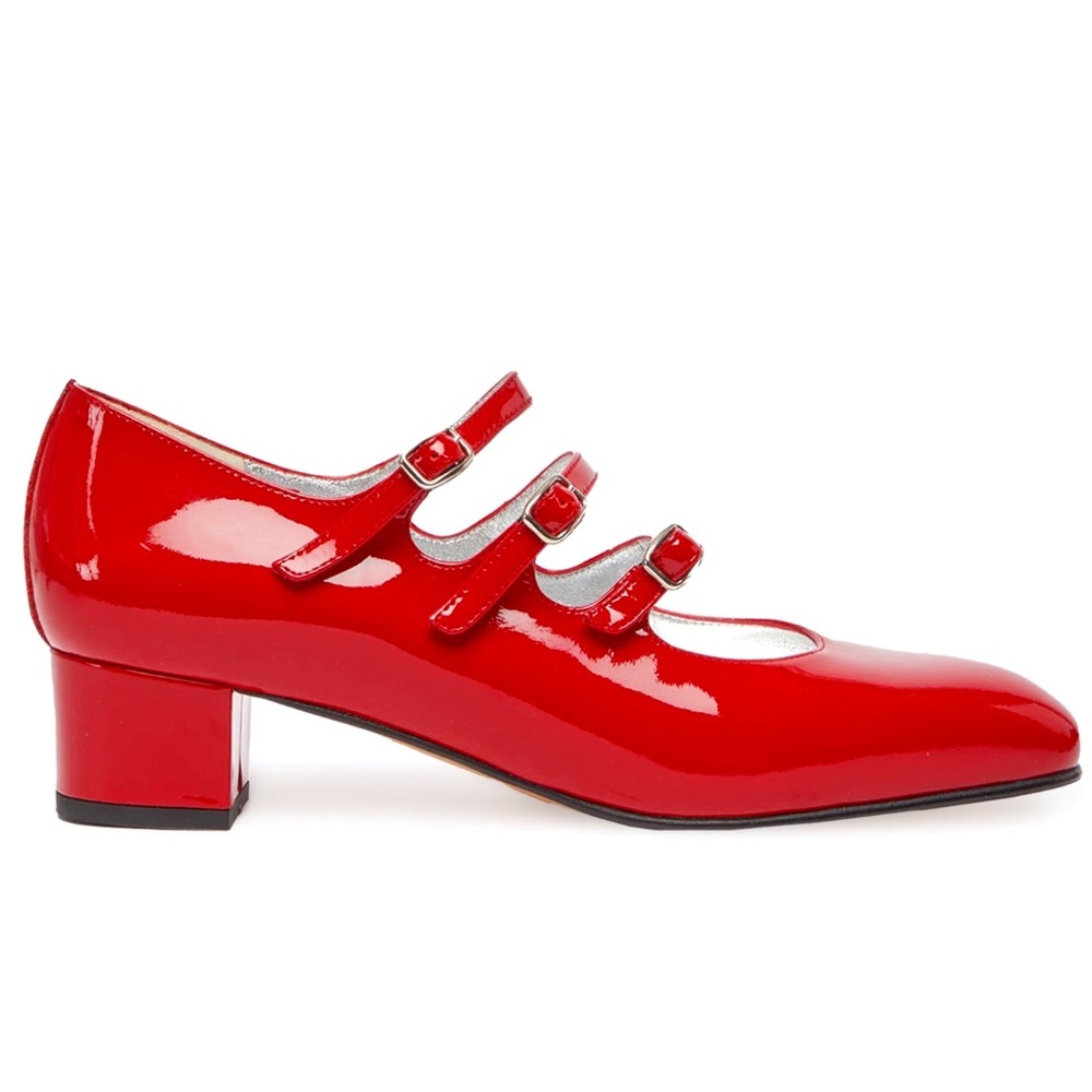 CAREL Kina Red Mary Jane EU 39 BNIB BNWT US SZ 8 8.5 9